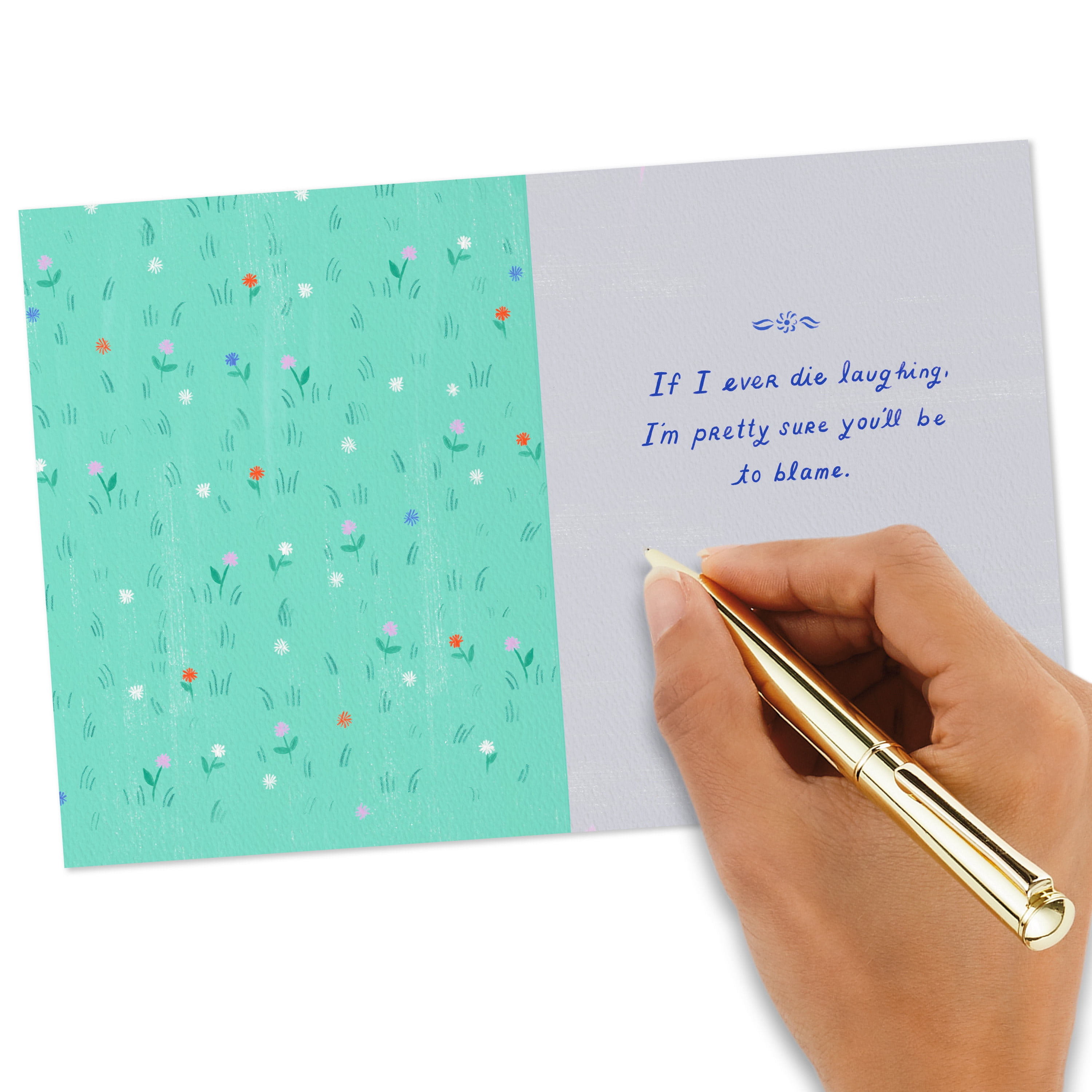 Hallmark Good Mail Funny Friendship Card (You Make Me Die Laughing)