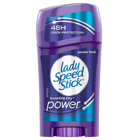 Lady Speed Stick Power Antiperspirant, Powder Fresh 1.4 Oz, 1 Pcs