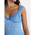 thumbnail image 4 of No Boundaries Crochet Trim Dress with Cap Sleeves, Women’s XXS-XXL, 4 of 5