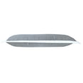 thumbnail image 5 of Laddha Home Designs Handwoven Color Block Cotton Lumbar Pillow Cover - 36" - Gray and White, 5 of 9