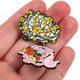 thumbnail image 4 of 5pcs Clothes Brooches Metal Lapel Pin Decorative Organ Brooch for Hat Scarf Suit, 4 of 4