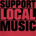 thumbnail image 3 of CafePress - Support Local Music T Shirt - Men's Classic Graphic Cotton T-Shirt, 3 of 4