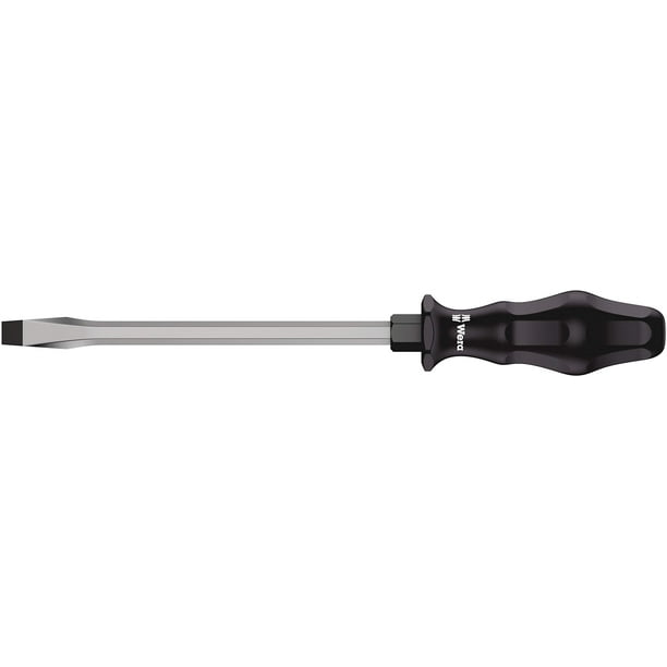 Destornillador Wera Kraftform Plus 932 A con cabeza ranurada de 12 mm y 20 cm