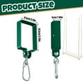 thumbnail image 5 of Ywmsfl Heavy Duty Swing Hook Hangers Swing Mounting Hardware Strong Metal Extension Mounting Brackets for Tree Hanging, 5 of 8