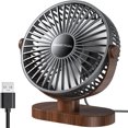 thumbnail image 1 of SWEETFULL Ventilador de escritorio pequeño USB de 6,4 pulgadas, ventilador de mesa portátil silencioso de 3 velocidades, mini ventilador personal de ajuste de 360 ​​° para el hogar, la ofic Wmkox1323yii hfskjfh1316, 1 of 1