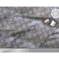 thumbnail image 2 of Soimoi polyester Crepe Fabric Curve Diamond Geometric Decor Fabric Printed Yard 52 Inch Wide, 2 of 3