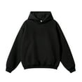thumbnail image 2 of Styesk Mens Shirts Men's Leisure Hooded Sweatshirt Solid Color Shoulder Sleeves Long Sleeved, 2 of 8