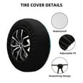 thumbnail image 3 of Kdxio Spare Tire Cover for RV Trailer, Waterproof Wheel Cover,Camper Spare Tire Cover Fit for Rv SUV Truck Travel Trailer -Panda Flying in the Sky, 3 of 8