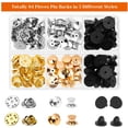 thumbnail image 2 of Pin Backs, Serizo 84 Pcs Verrous pour Broche et Chapeau (Styles Assortis), 2 of 5