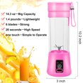 thumbnail image 2 of SAYFUT Portable Electric Juicer Cup, USB Rechargeable with Six Blades, Easy Clean for Home Kitchen Sports Travel Outdoor, 2 of 6
