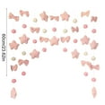 thumbnail image 3 of No Drill Door Curtain Hanging Decor with 45 Balls Stars, 23.6 Inch Doorway Wall Decoration for Bedroom Living Room Entryway(9Pcs), 3 of 6