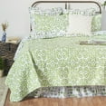 thumbnail image 3 of 20" x 26" Boxwood Abbey Green Garden Cotton Standard Sham - Machine Washable, 3 of 4
