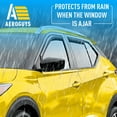 thumbnail image 3 of AEROGUYS In-Channel Window Deflectors Extra Durable Window Visors Rain Guards Compatible with Nissan Kicks 2018-2024, Wind Vent Visors - 4pcs. AG0527, 3 of 9
