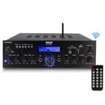 thumbnail image 2 of Pyle Bluetooth PDA6BU FM Radio USB Amplifier Receiver with Dual LU47PB Indoor/Outdoor Speakers, 2 of 6
