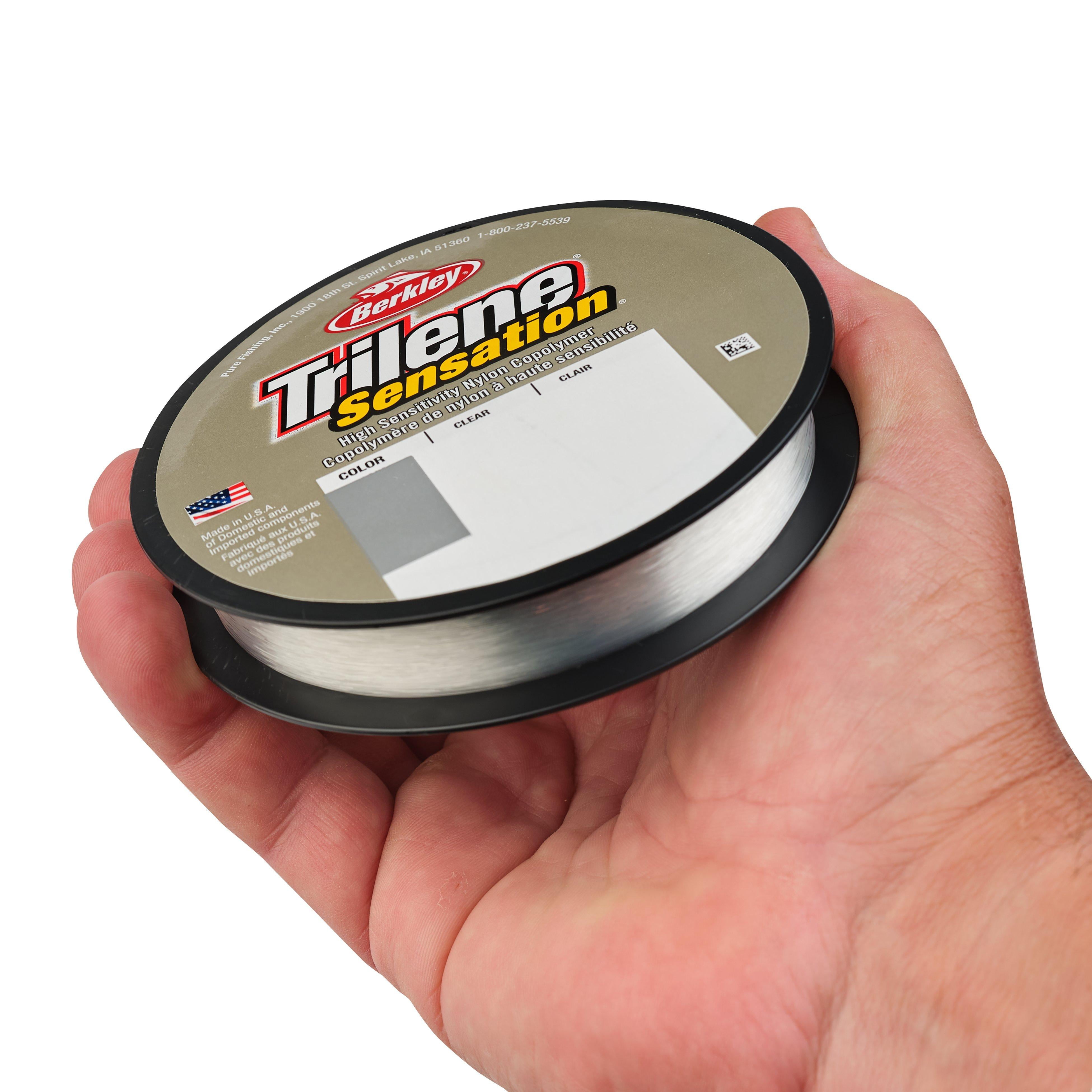 Berkley Trilene® Sensation® Monofilament Fishing Line, Clear, 17 lb Test Strength, 300 yd