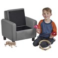 thumbnail image 4 of SoftZone® Hideaway Chair - Grey, 4 of 13