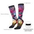 thumbnail image 4 of Goofa Trolls Band Together Pattern Adult Stockings, Color-Block Knee High Socks, Comfortable and Breathable, Soft and Stretchable, Sports, and Decoration, 4 of 6