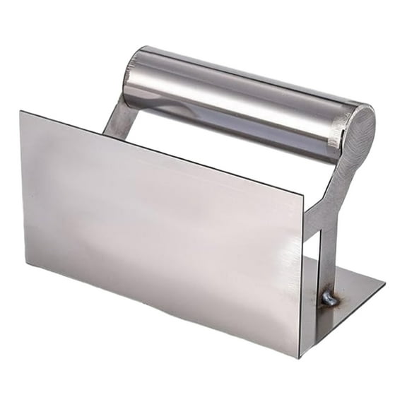 Drywall Corner Tool Set | Heavy Duty Stainless Corner Trowel Tool for Drywall Finishing - 90° Right Angle Design Gypsum Board Repair Kit with Non-Slip Handle Construction Professional Use Silver