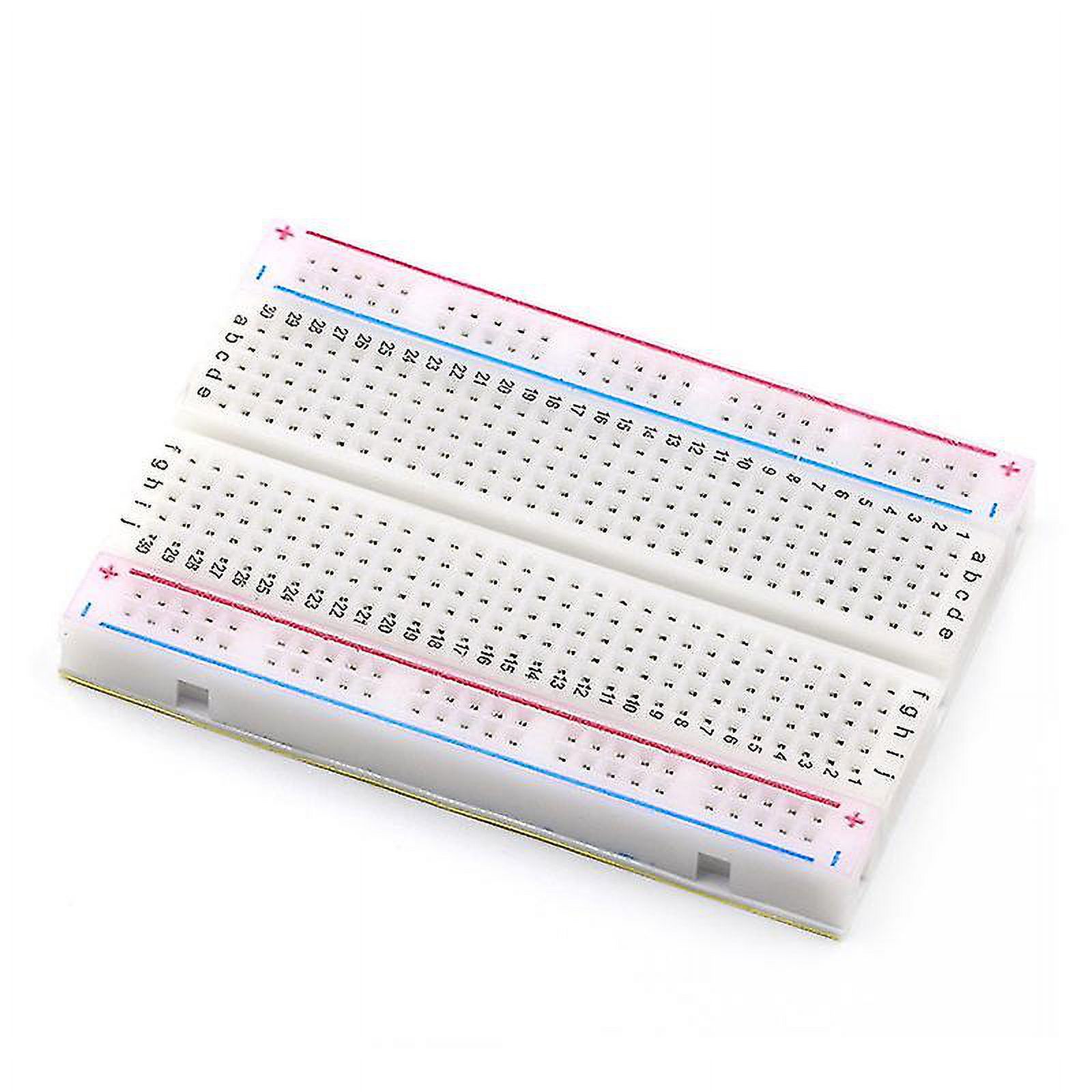 Mini Breadboard 400 Tie Point Interlocking Solderless Prototype Pcb ...