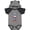 Heather & Smoke w/ Ears, variant on Inktastic Robot Big Brother Ii Boys Baby Bodysuit