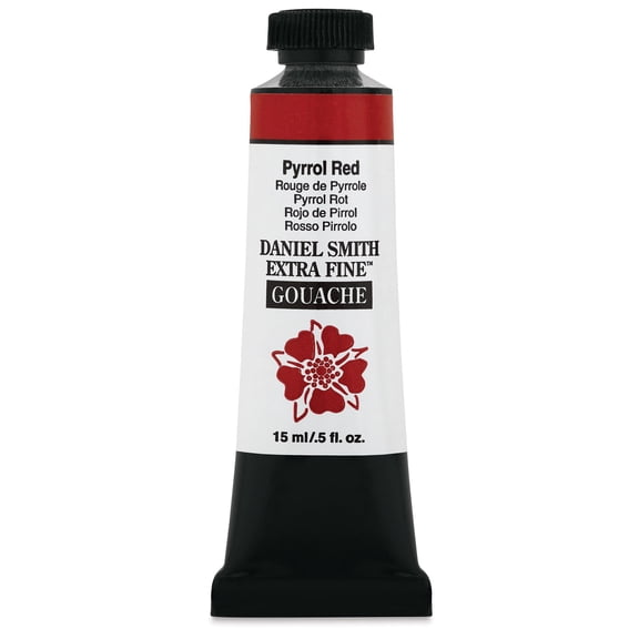 Daniel Smith Extra Fine Gouache - Pyrrol Red, 15 ml Tube