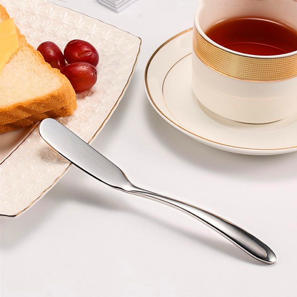 Jeobest 1PC Butter Knife Stainless Steel - Stainless Steel Cheese Spreader - Cheese Spreader Knife Cheese Knife Stainless Steel Spreader Knife Butter Spreader Multipurpose Butter Knife MZ