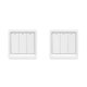 thumbnail image 4 of Naiovety Interruptor de botón, ligero, inalámbrico, Control de voz, tres bandas, interruptores de luz, dispositivo de iluminación para sala de Tipo de llave de tres vías 2piezas Naiovety CBP496672, 4 of 6