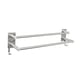 thumbnail image 1 of Cateissary Toallero multifuncional, fácil de instalar y para baño, toallero, toallero, conveniente, duradero, de alta calidad Juegos de accesorios de baño plateado 550 mm, 1 of 6
