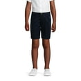 thumbnail image 3 of Lands' End School Uniform Girls Slim Plain Front Blend Chino Shorts, 3 of 3