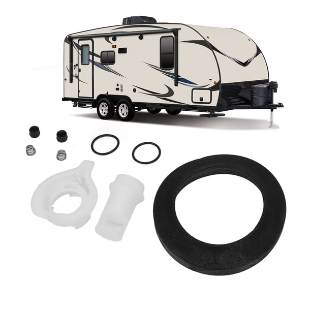 Water Valve Replacement, Leak Proof Threads Spring Retainers RV Toilet ...