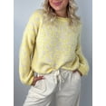thumbnail image 4 of Honganda Women's Autumn Loose Sweater Leopard Pattern Long Sleeve Knitwear Pullover, 4 of 8