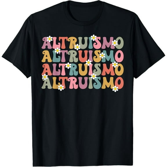 Altruismo Design Groovy Social psychology lover Altruismo T-Shirt men and women can wear,black,white,creative gift