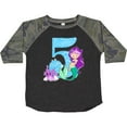 thumbnail image 3 of Inktastic Fifth Birthday Mermaid Girls Toddler T-Shirt, 3 of 5