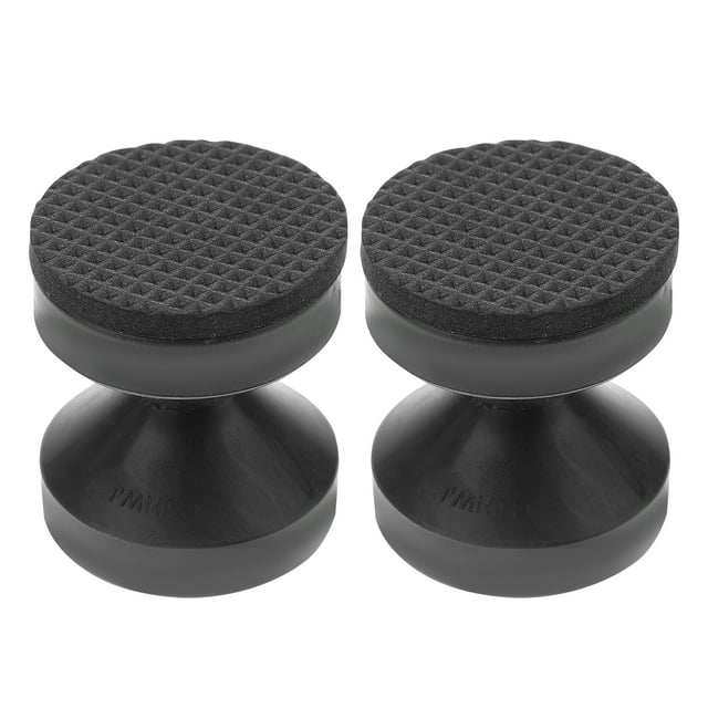 Chambre 2 Pcs Butées Filetées Réglables en Plastique Noir pour Tête de Lit pour Meubles