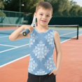 thumbnail image 6 of Christmas Square Shape Snowflakes Vest Undershirt Tank Top Sleeveless Quick Dry 6Y, 6 of 7