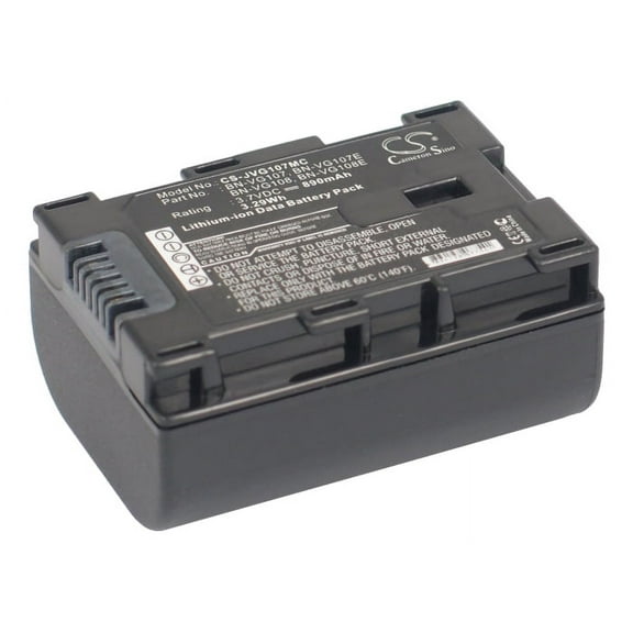 890mAh Replacement BN-VG107 Battery for JVC GZ-E10 and more models