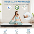 thumbnail image 3 of BORGEBY 3 inch Folding Mattress, Twin Tri-Folding Memory Foam Mattress with Washable Cover, Portable for Camping & Guest Beds, 3 of 8