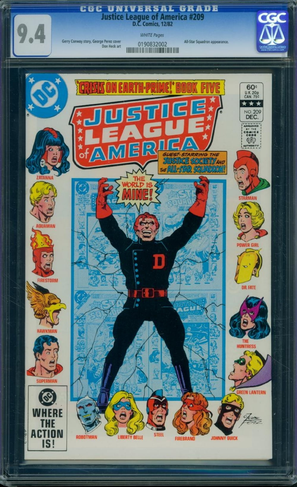 Cover of Justice League of America #209