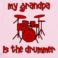 thumbnail image 2 of CafePress - My Grandpa Is The Drummer Infant Bodysuit - Baby Light Bodysuit, Size Newborn - 24 Months, 2 of 4