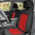 thumbnail image 3 of FH Group Custom Fit Car Seat Cover for 2018-2023 Chevy Equinox, Red Full Set Neoprene Seat Covers with Air Freshener, 3 of 14