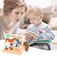 thumbnail image 3 of Early Education Cloth Book Farm Theme With Sound Paper 3D Tails Interactive Sensory Toy For Kids Learning And Play 5.91X5.91X0.79 Inches 0.05 Lb, 3 of 6