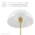 thumbnail image 3 of Ideal Metal Table Lamp, White Satin Brass, 3 of 7