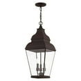thumbnail image 2 of Livex Lighting - Exeter - 3 Light Outdoor Pendant Lantern in Farmhouse Style -, 2 of 8