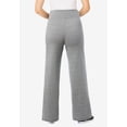 thumbnail image 2 of Woman Within Plus Size Stretch-Cotton Knit Pull-On Wide-Leg Leggings, 2 of 6