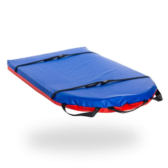 PillowSled Single or Double Person Snow Sled - Blue/Red