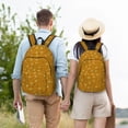thumbnail image 6 of Balery Honey Bee Gnomes Vintage Canvas Backpack for Men and Women - Large Capacity, Durable Travel Laptop Bag for School, Work, Hiking, and Outdoor Activities, 6 of 7