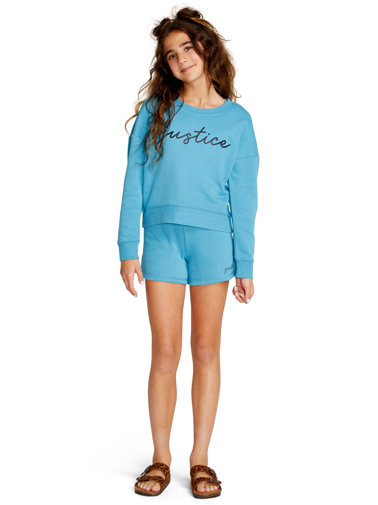 sweatshirt shorts girls