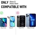 thumbnail image 3 of 2-Pack for iPhone 13 Mini 5.4 inch / 13 6.1 inch Camera Lens Protector, Camera Cover Circle Tempered Glass for iPhone 13 Mini 5.4 inch / 13 6.1 inch [Glitter Diamonds] - Red, 3 of 5