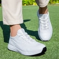 thumbnail image 6 of YOURDIARY Mens Waterproof Golf Shoes Non-Slip Comfort Lightweight Outdoor Golf Sneakers, 6 of 7