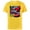 Yellow, variant on Disney and Pixar’s Cars Mach Speed Lightning McQueen Racing - Short Sleeve Cotton T-Shirt for Adults - Customized-Black